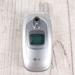 LG C2000 - Flip Phone CellPhone (Cingular) - Gray / Silver TESTED WORKING - Y2K